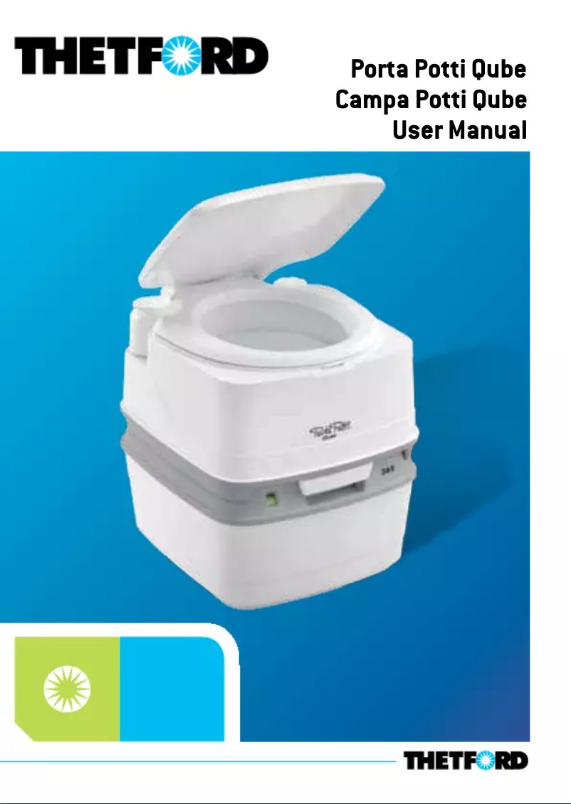 Image de la première page du manuel de l'appareil Porta Potti Qube 145
