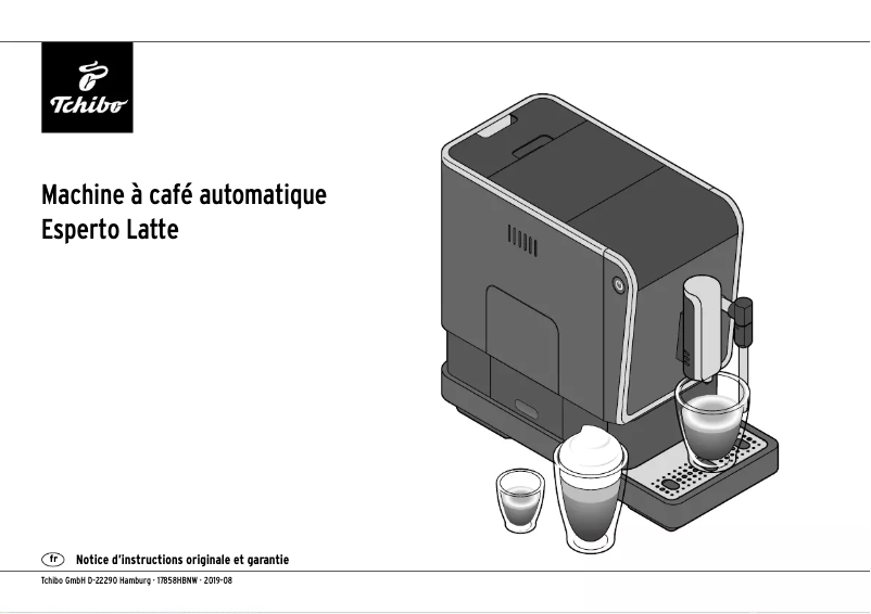 Image de la première page du manuel de l'appareil Esperto Latte