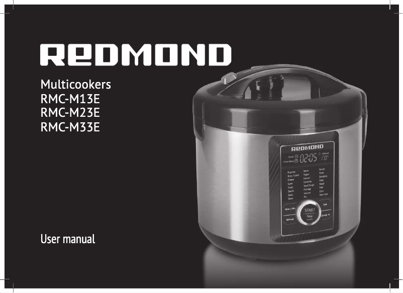 Page 1 de la notice Manuel utilisateur Redmond RMC-M23E