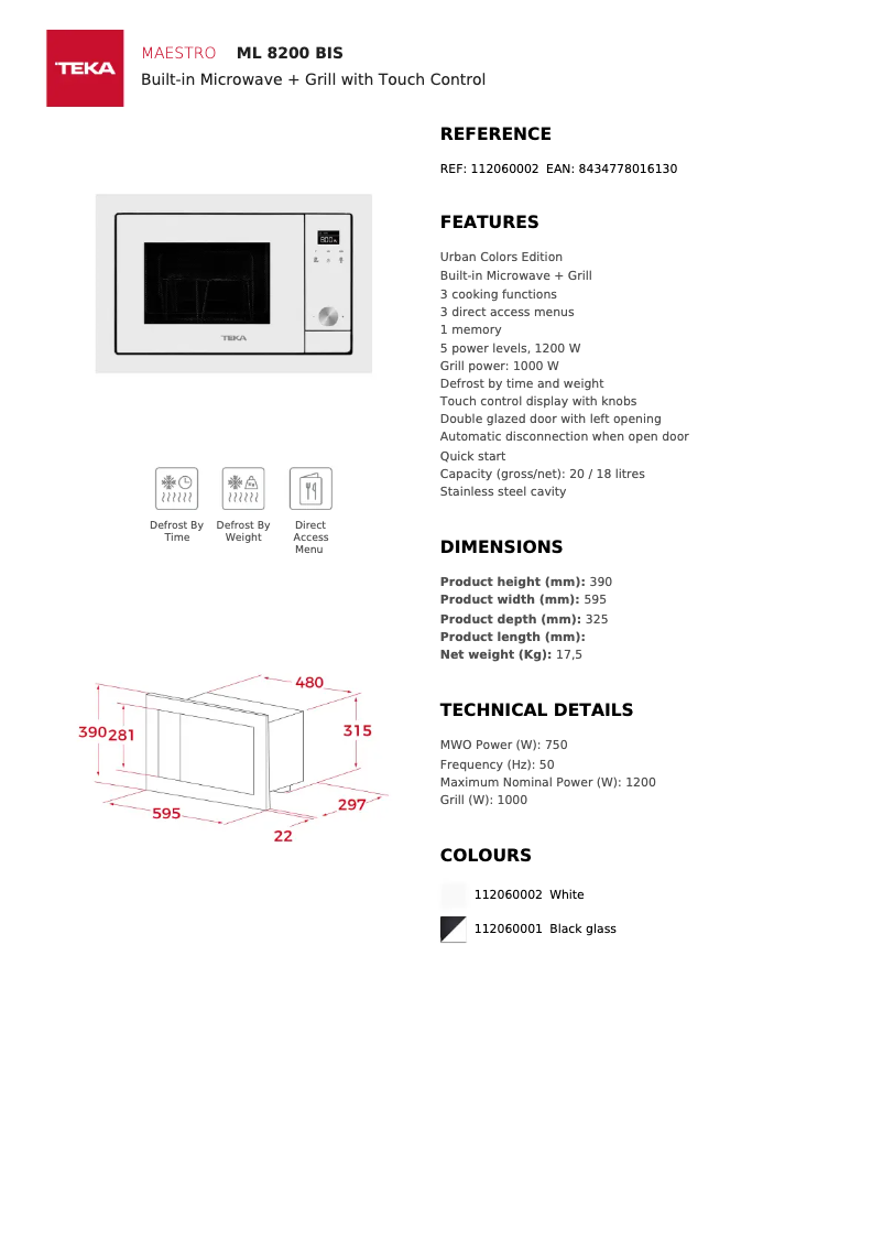 Image de la première page du manuel de l'appareil ML 822 BIS