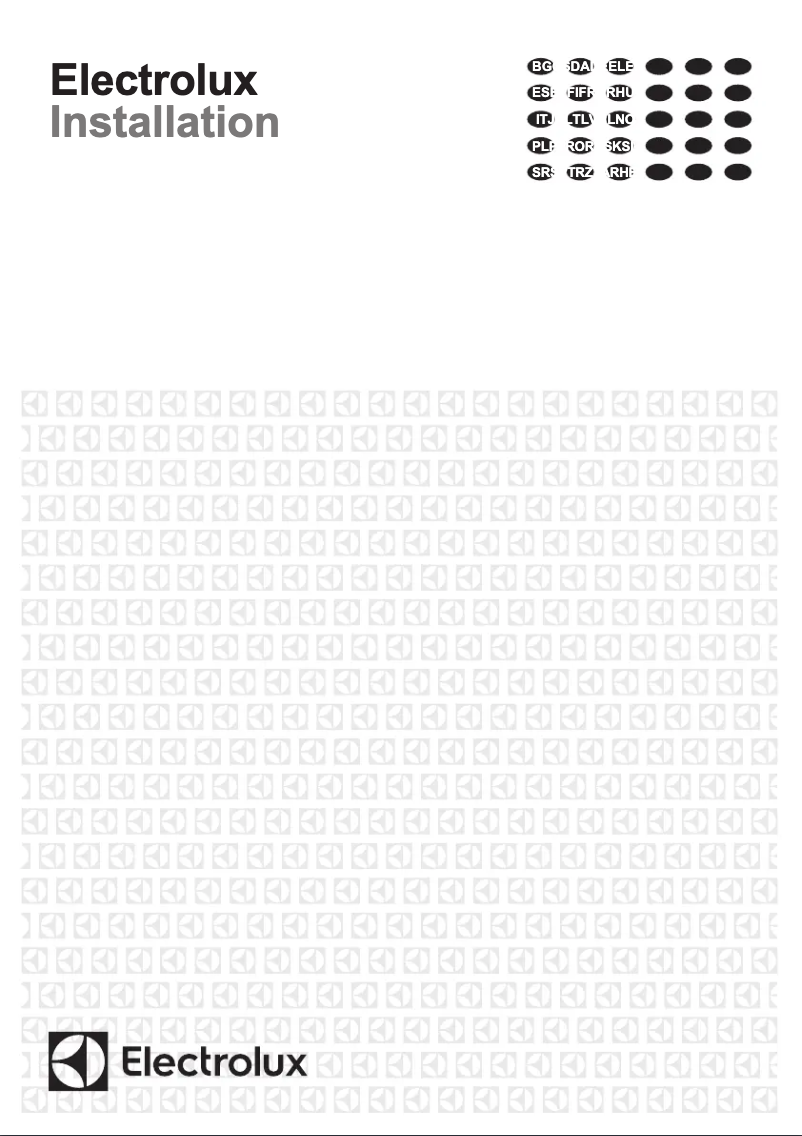 Page n°1 - Guide d'installation Electrolux EOB7S01X