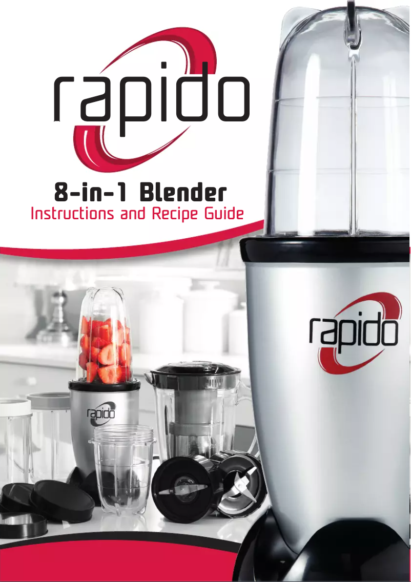 Page 1 de la notice Manuel utilisateur JML Rapido 8-in-1