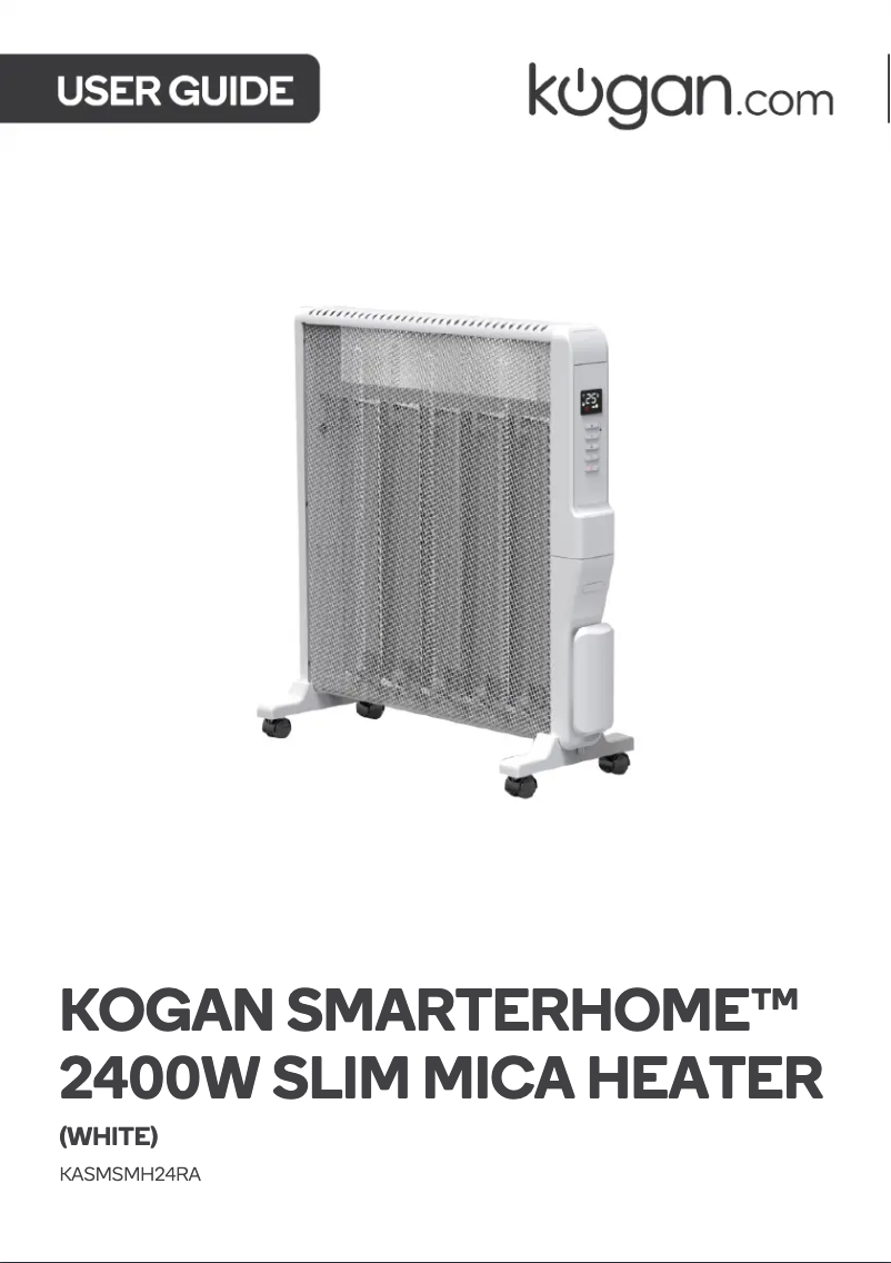 Image de la première page du manuel de l'appareil KASMSMH24RA