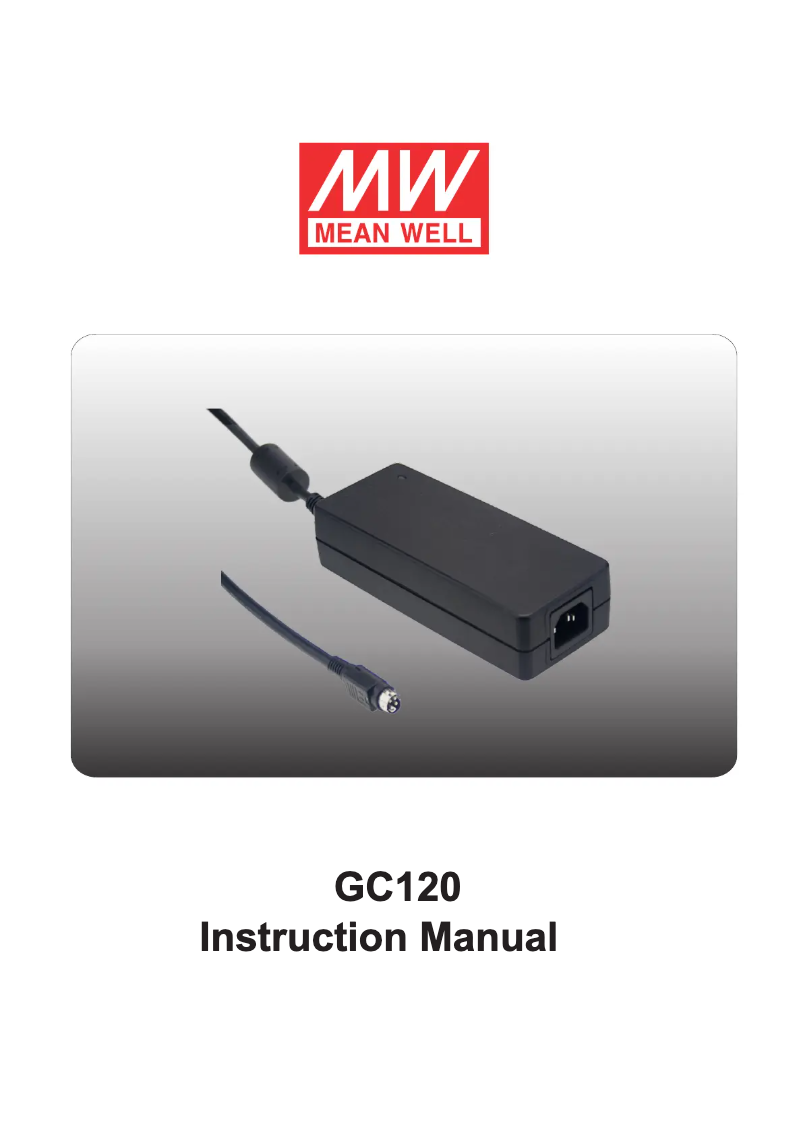 Image de la première page du manuel de l'appareil GC120A24-R7B