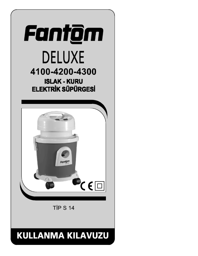 Page n°1 - Manuel utilisateur Fantom Deluxe 4300