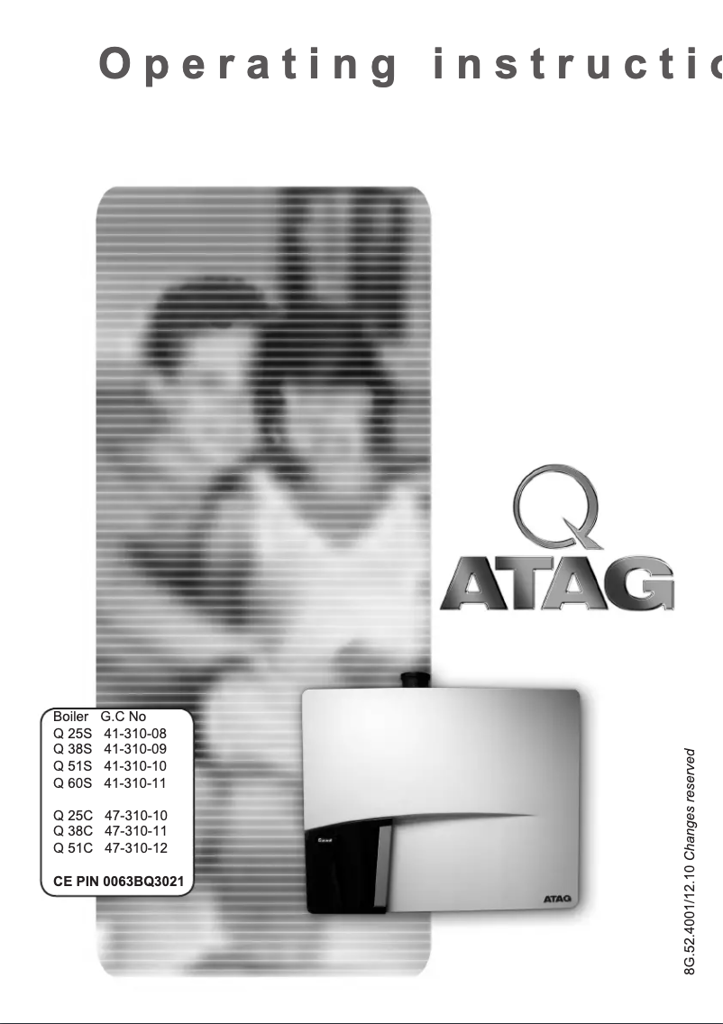 Image de la première page du manuel de l'appareil Q25C