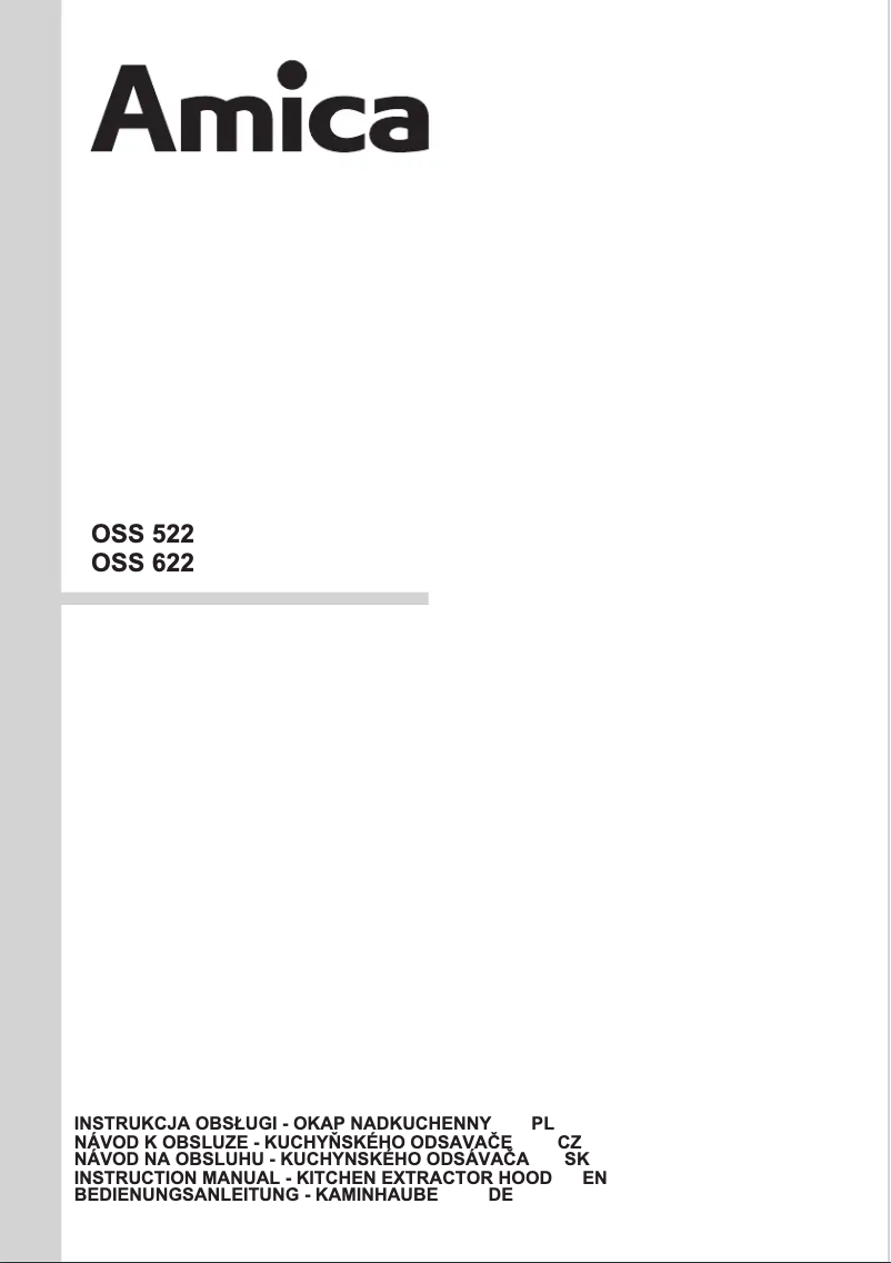 Imagen de la primera página del manual del dispositivo OSS 622