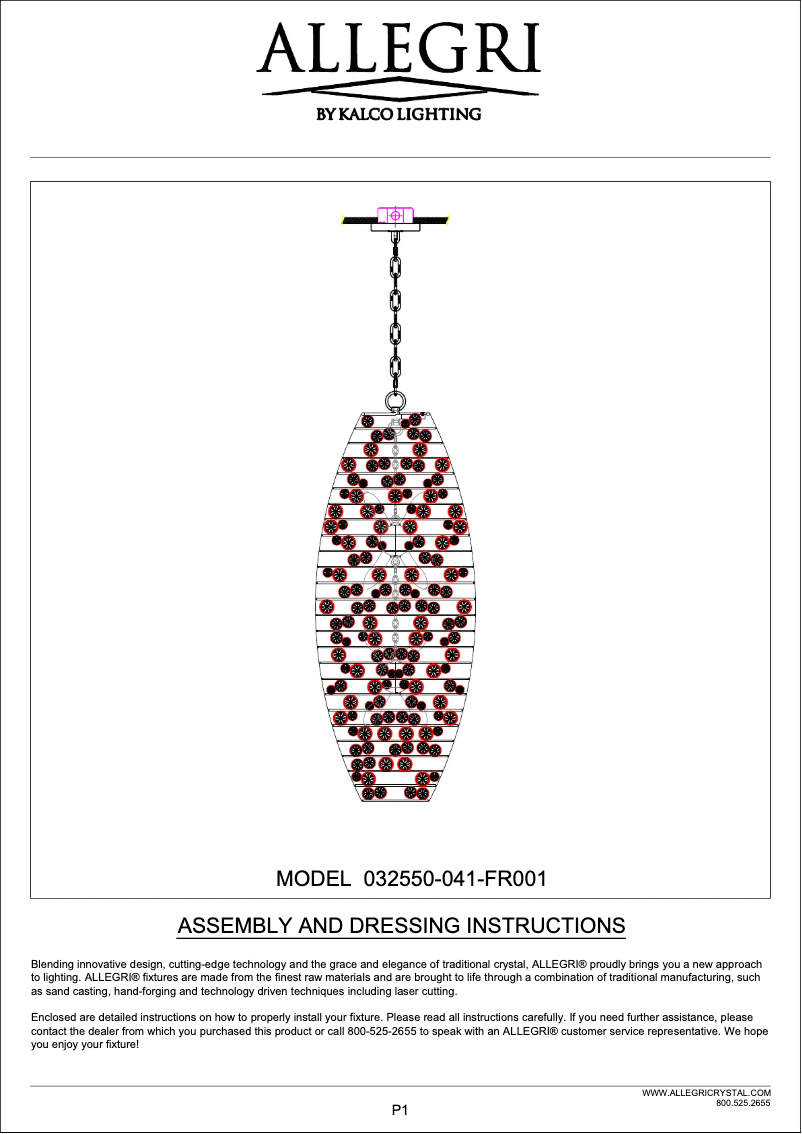 Page n°1 - Manuel utilisateur Allegri Gemini 032550-041-FR001