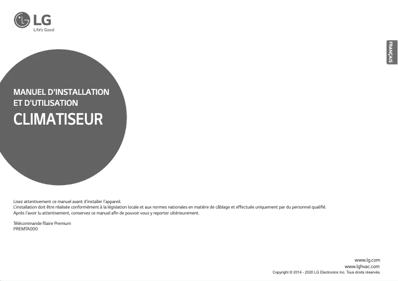 Página 1 del manual Manual de usuario LG PREMTA000