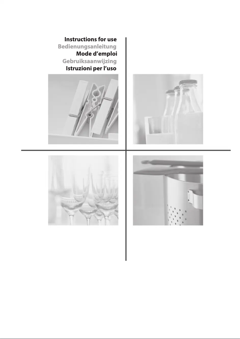 Image de la première page du manuel de l'appareil UW8 F2C WBI N