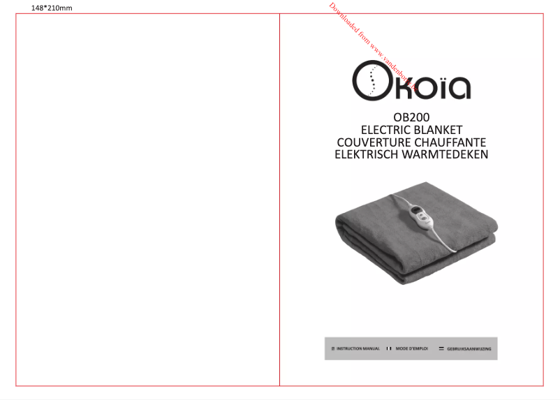 Page 1 de la notice Manuel utilisateur OKOIA OB200