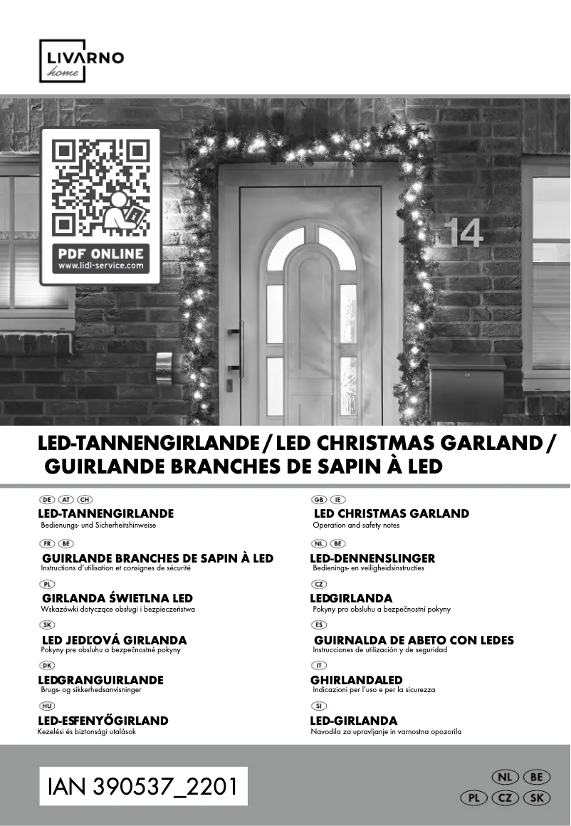 Página 1 del manual Manual de usuario Livarno Lux HG08383A