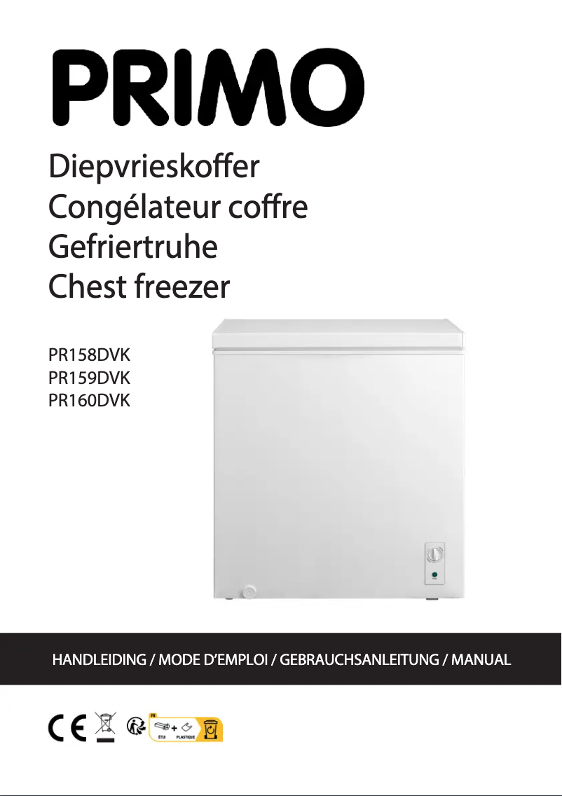 Page n°1 - Manuel utilisateur Primo PR158DVK