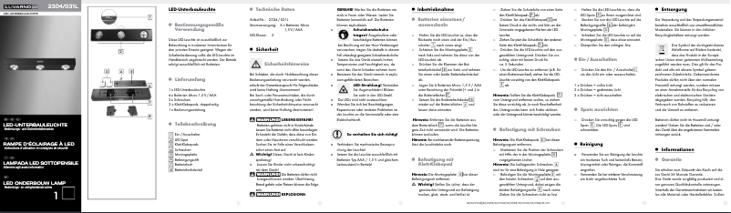 Image de la première page du manuel de l'appareil IAN 66568