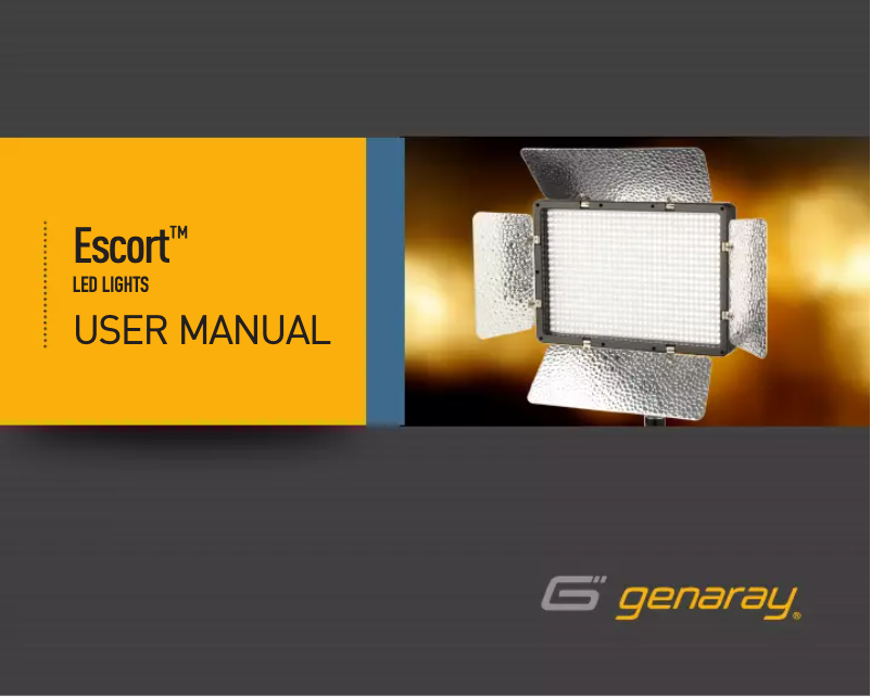 Página 1 del manual Manual de usuario Genaray Escort ESDS-25