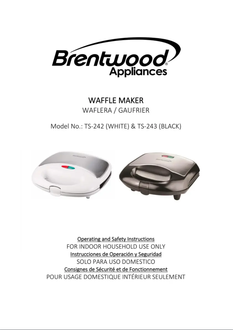 Página 1 del manual Manual de usuario Brentwood TS-242