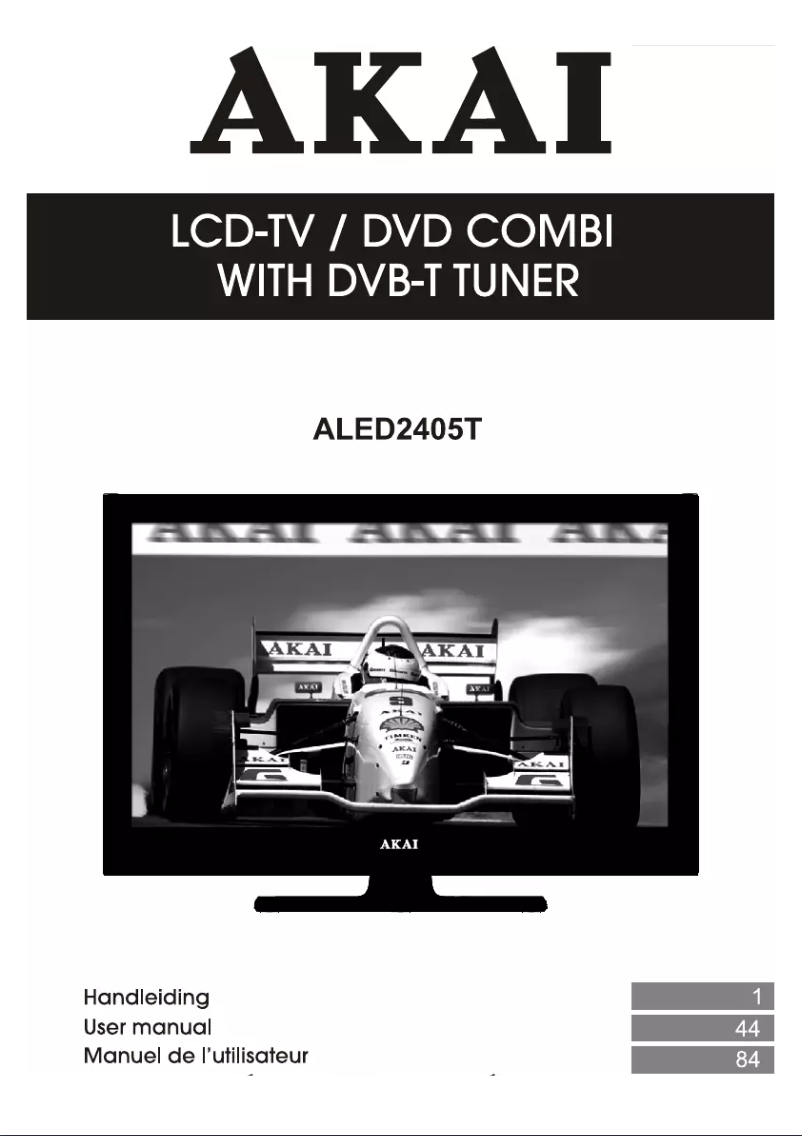Image de la première page du manuel de l'appareil ALED2405TBK