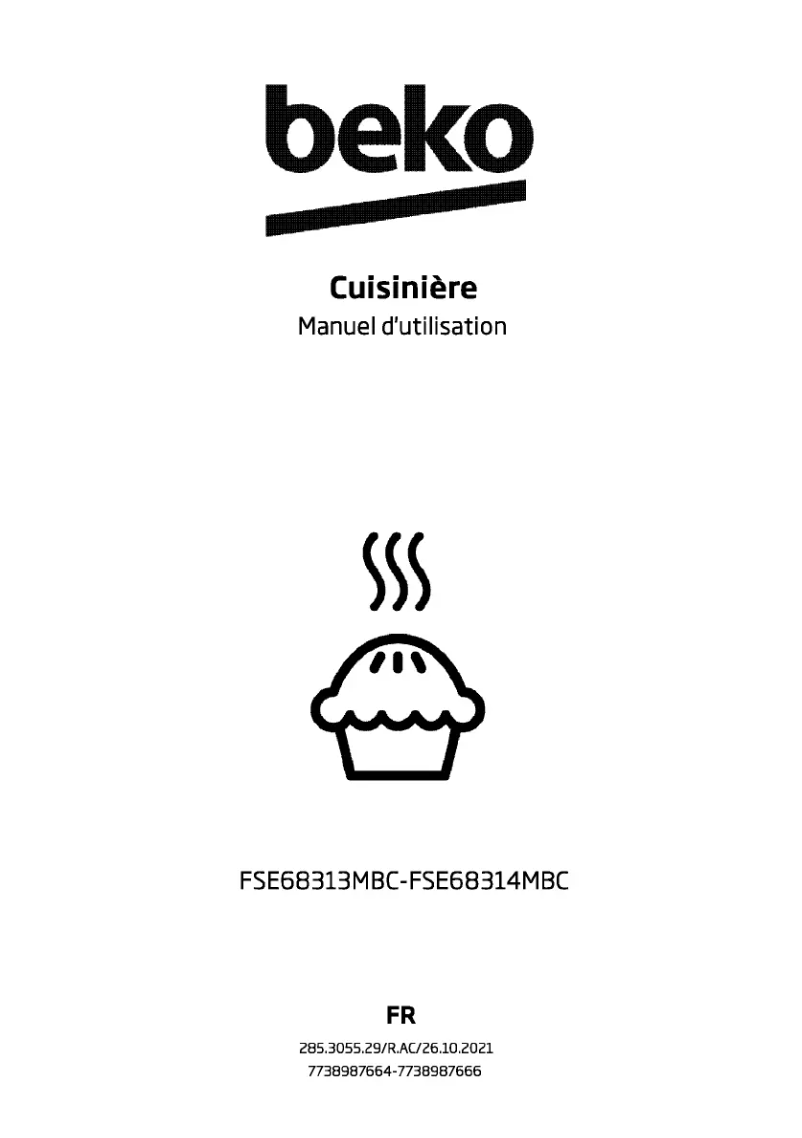 Image de la première page du manuel de l'appareil FSE68314MBC