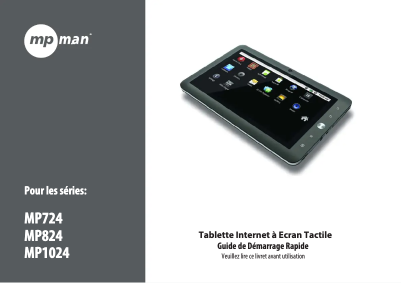 Página 1 del manual Manual de usuario Mpman MP1024