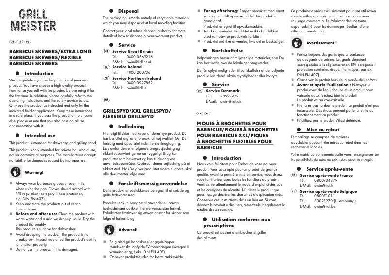 Image de la première page du manuel de l'appareil GMIG 4 A1