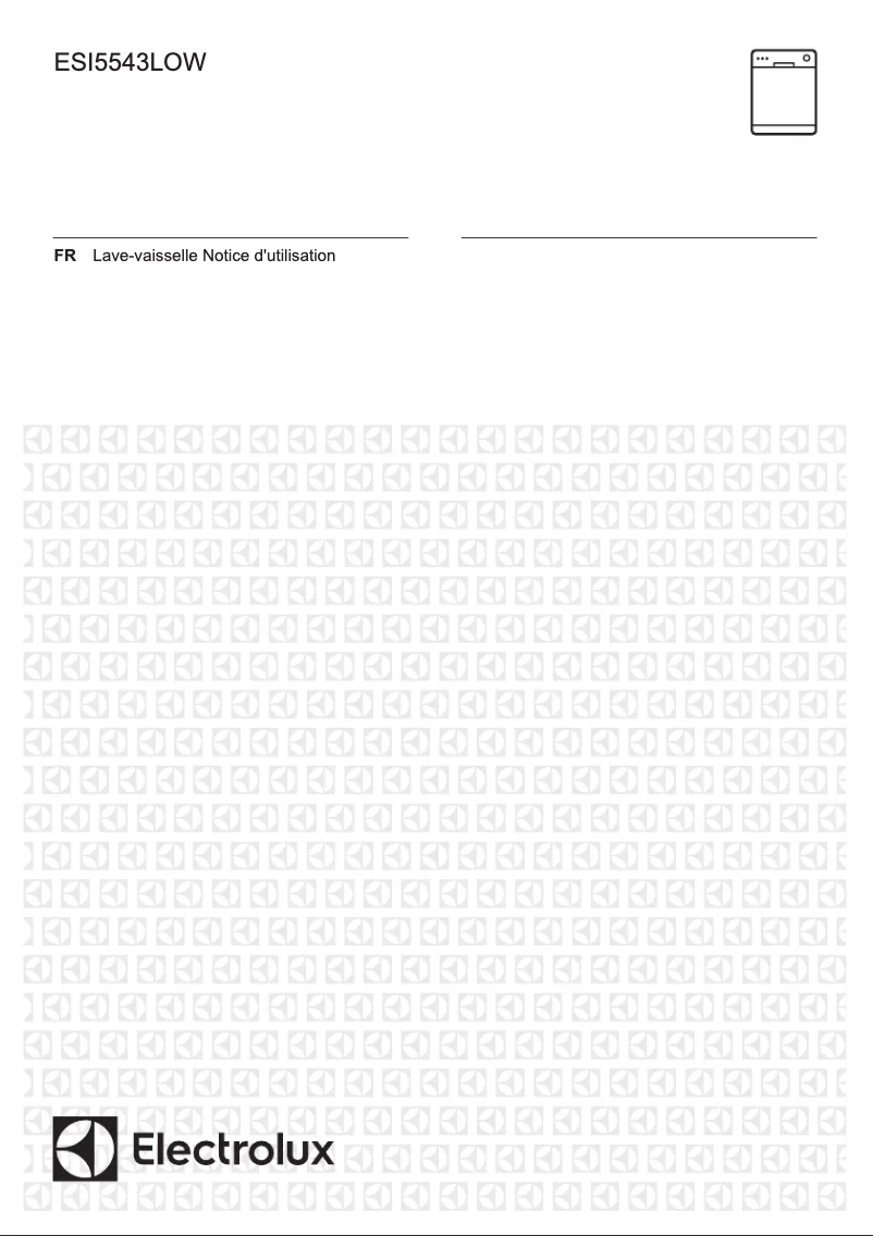 Page 1 de la notice Manuel utilisateur Electrolux ESI5543LOW