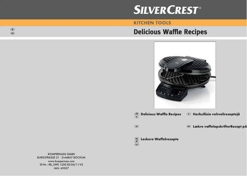 Page 1 de la notice Manuel utilisateur SilverCrest SWE 1200 B2