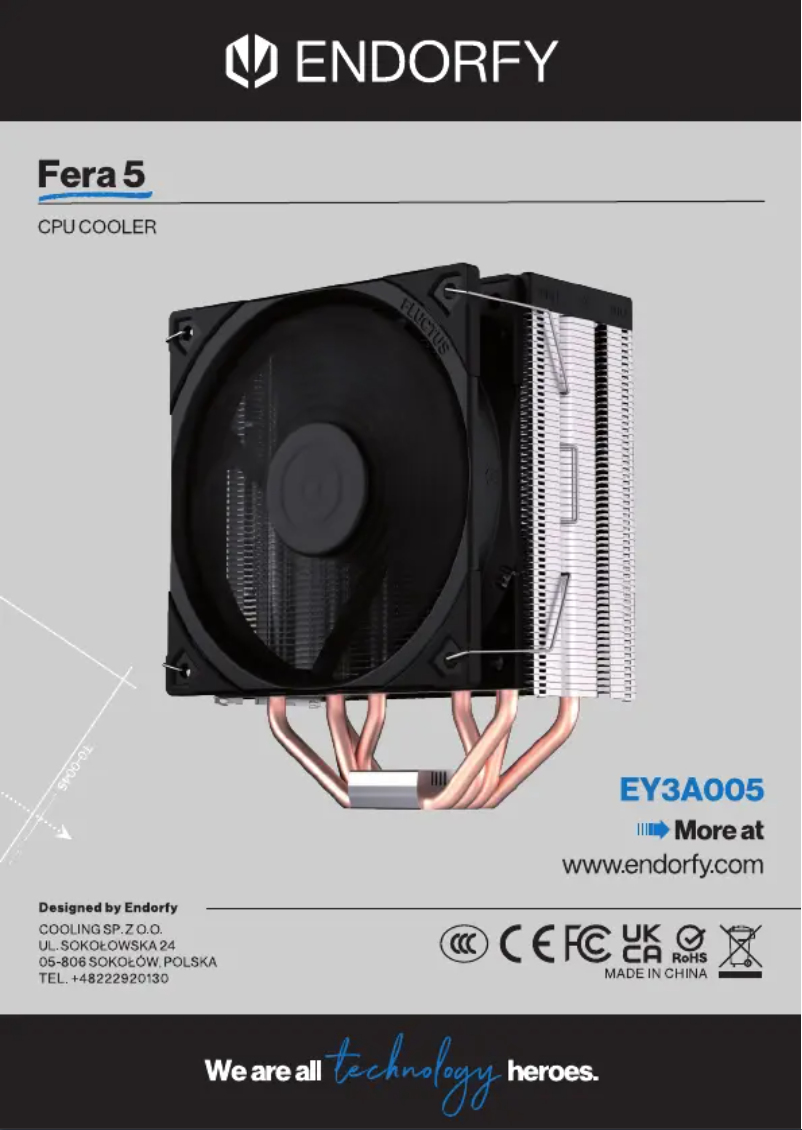 Image de la première page du manuel de l'appareil Fera 5