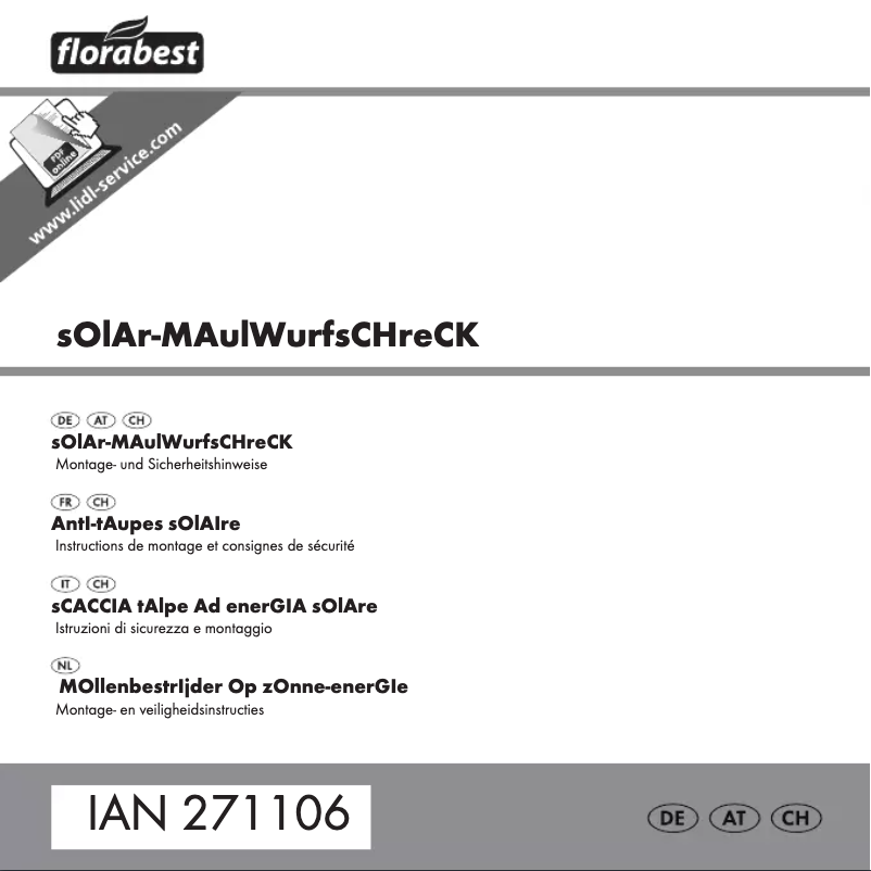 Page n°1 - Manuel utilisateur Florabest HG00363