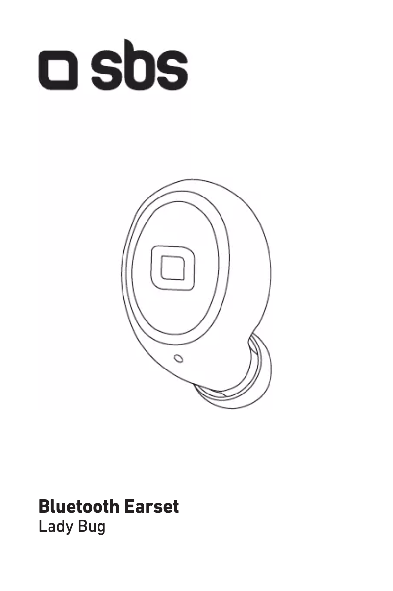 Page n°1 - Manuel utilisateur SBS Bluetooth Earset Lady Bug