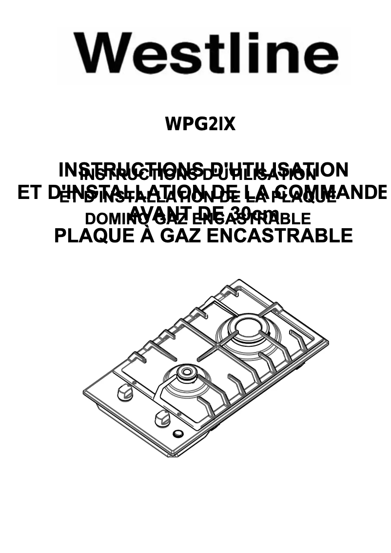 Image de la première page du manuel de l'appareil WPG2IX