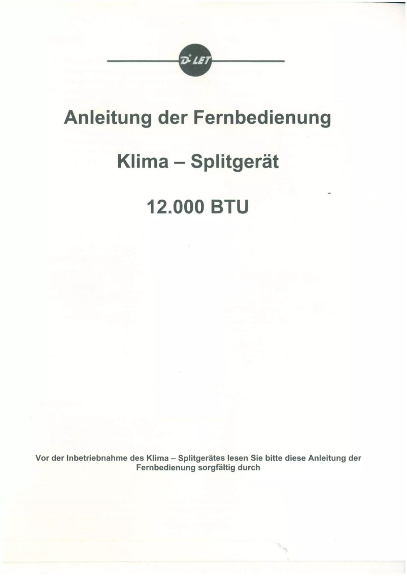 Page 1 de la notice Manuel utilisateur D-Let R81/E/C