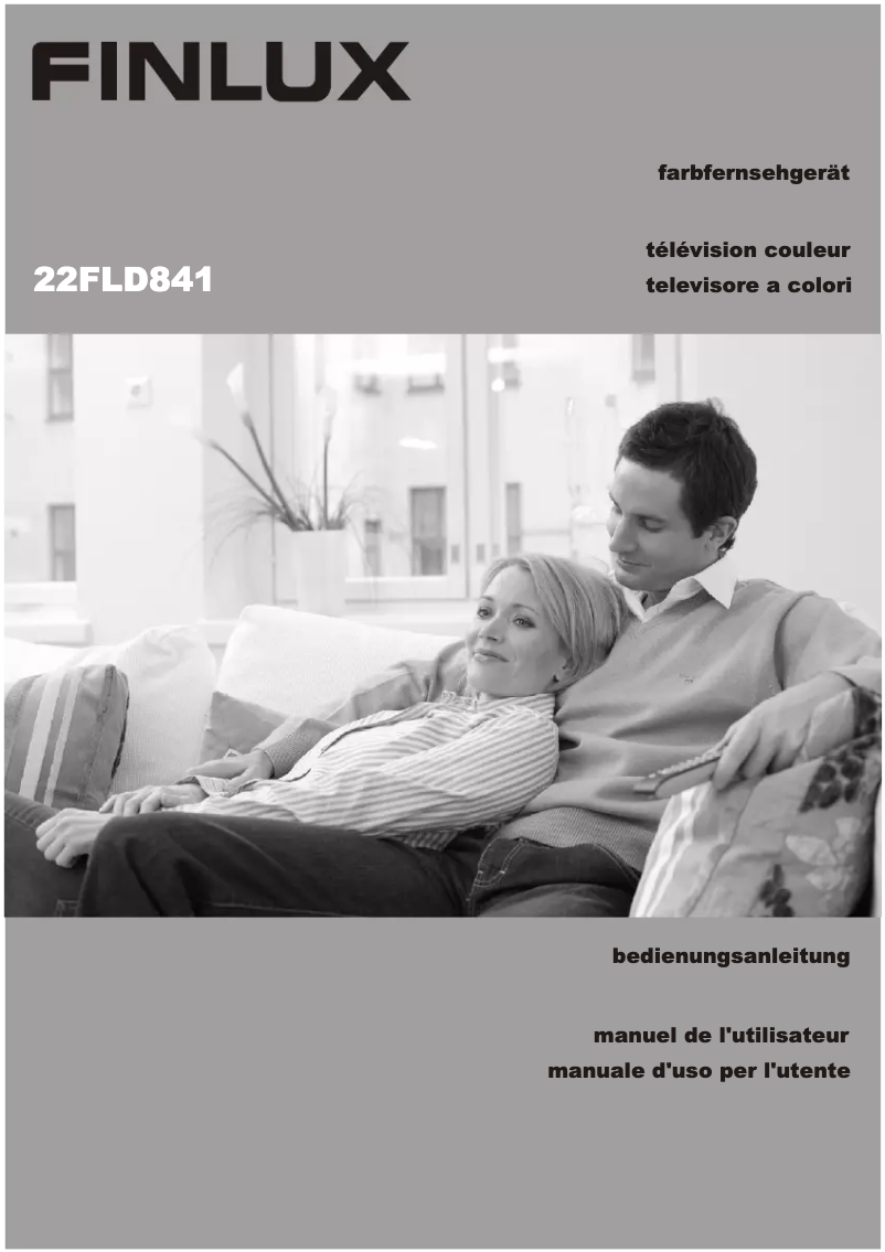 Image de la première page du manuel de l'appareil 22FLD841