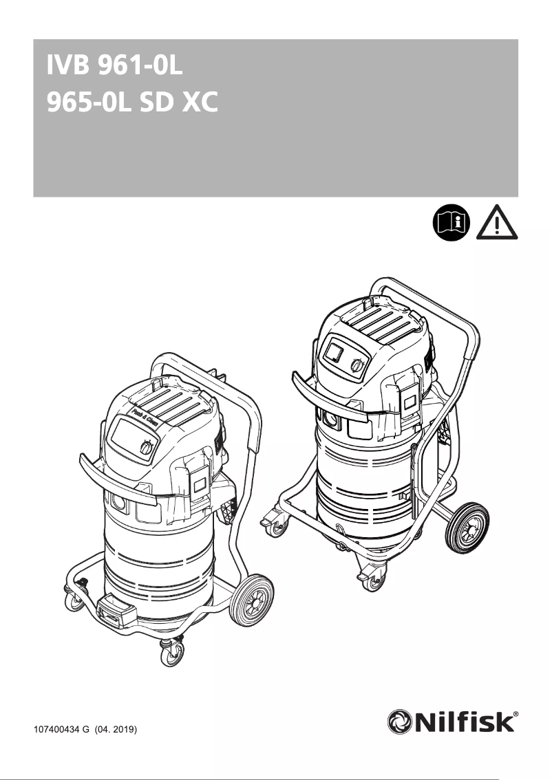 Image de la première page du manuel de l'appareil IVB 961-0L
