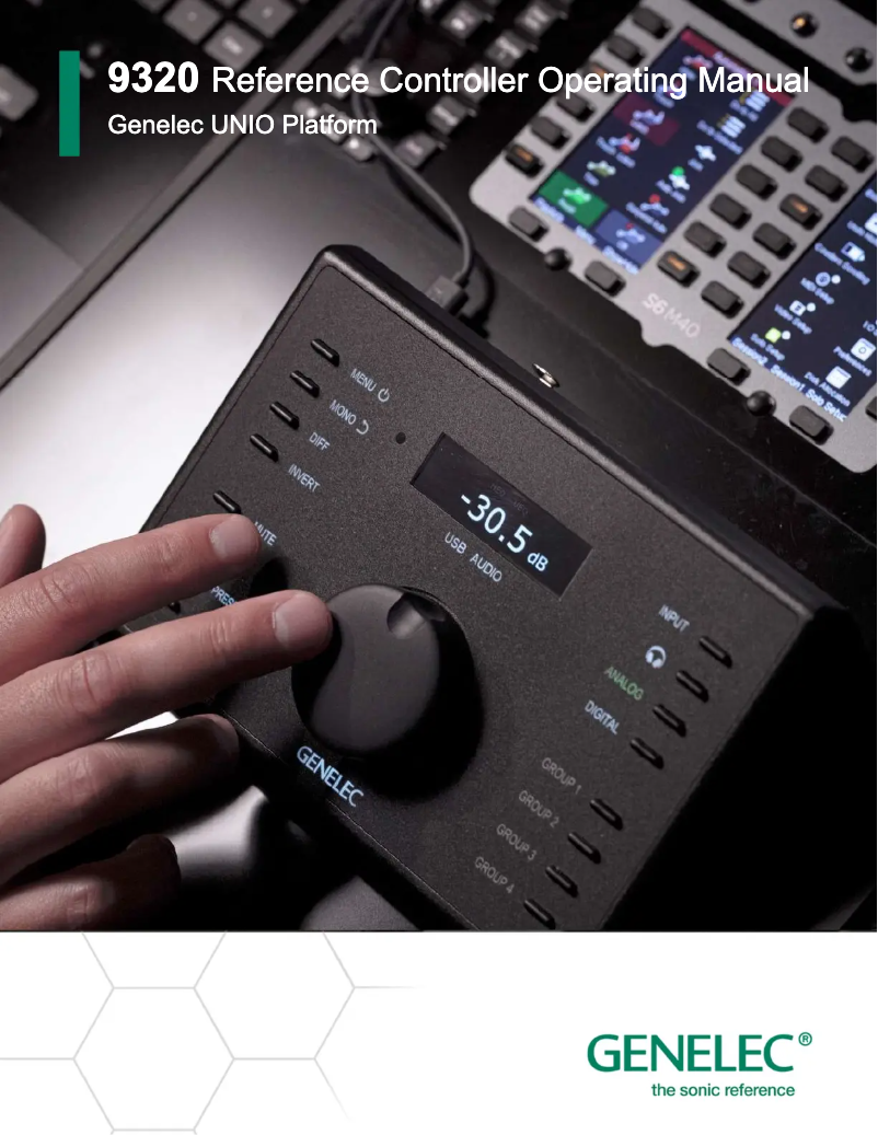 Image de la première page du manuel de l'appareil 9320A