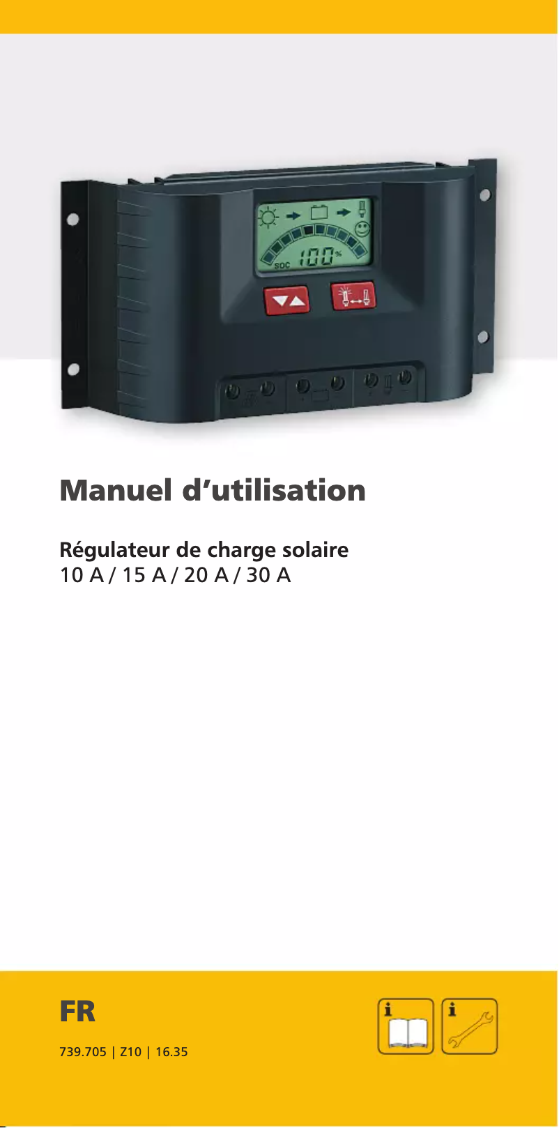 Page n°1 - Manuel utilisateur Steca PR 1515