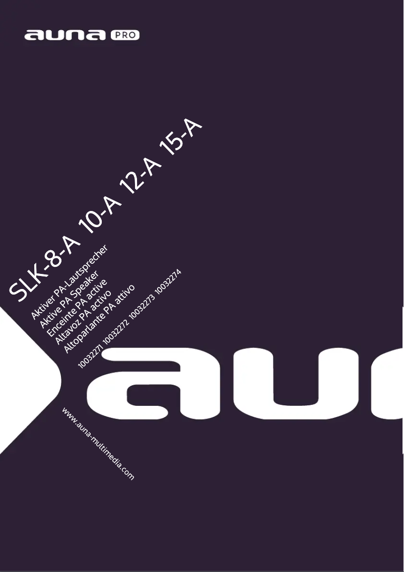 Image de la première page du manuel de l'appareil SLK-15-A