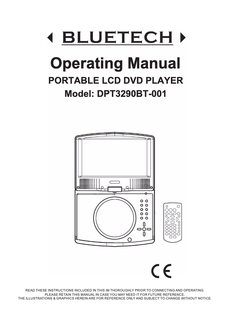 Page n°1 - Manuel utilisateur Bluetech DPT3290BT