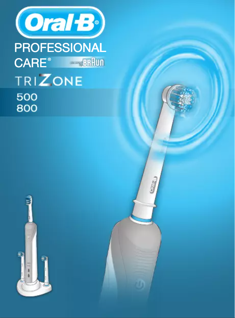 Page 1 de la notice Manuel utilisateur Oral-B TriZone 500 D16.513