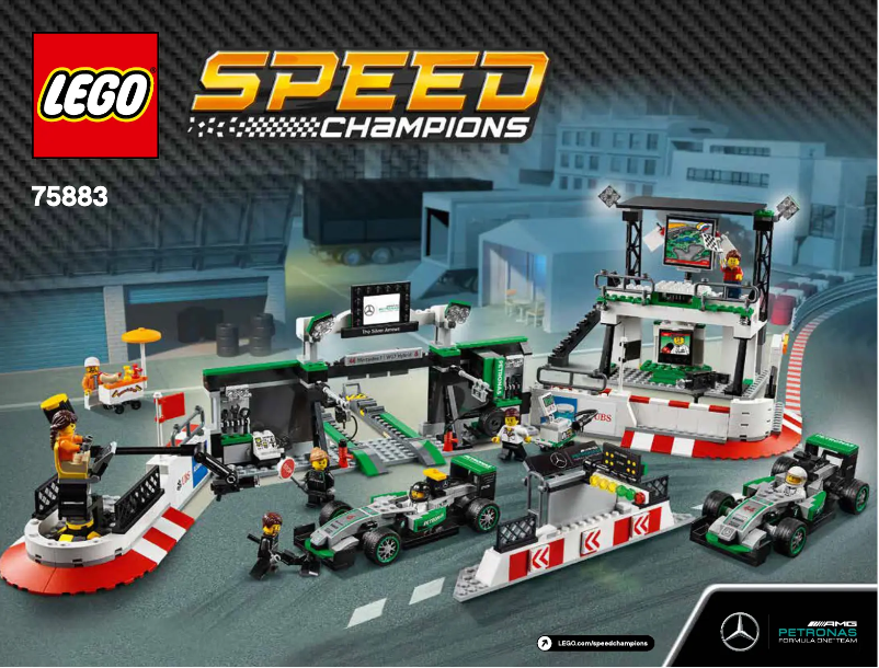 Page 1 de la notice Manuel utilisateur Lego Speed Champions 75883