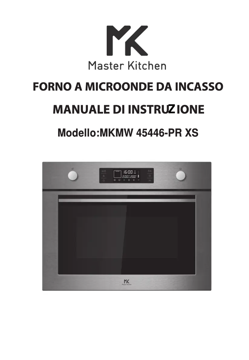 Page 1 de la notice Manuel utilisateur Master Kitchen MKMW 45446-PR XS