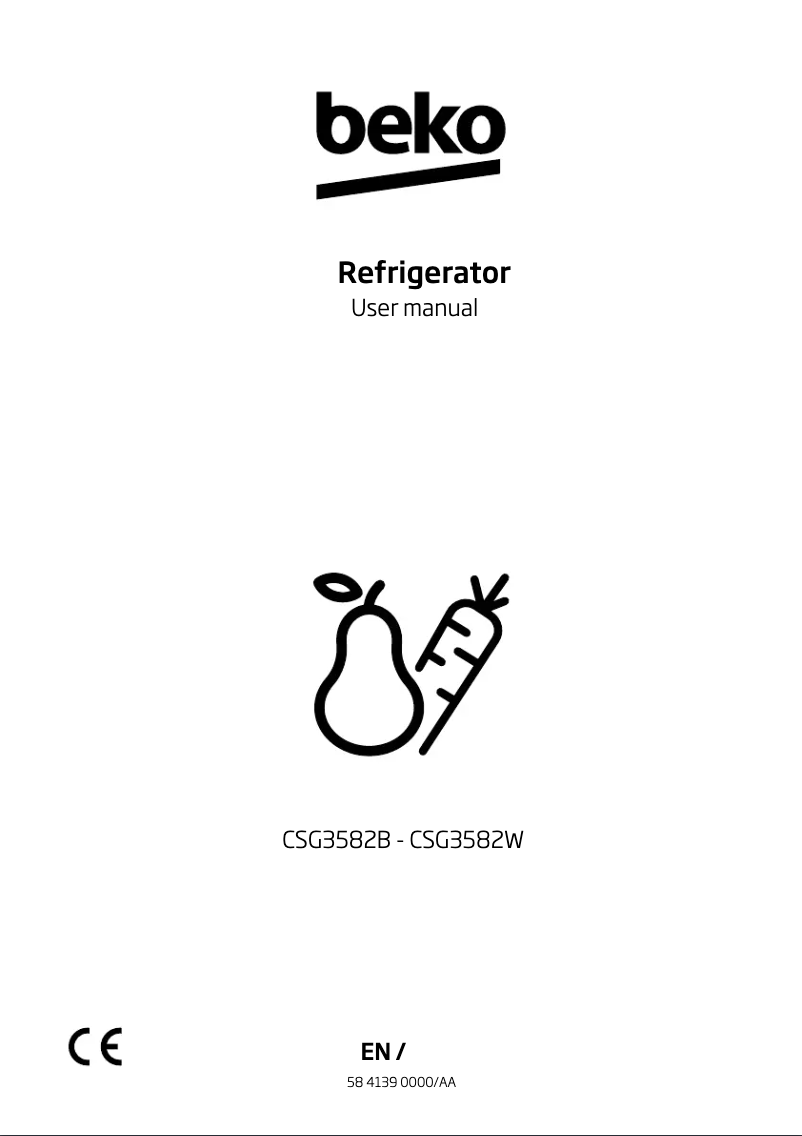 Page n°1 - Manuel utilisateur Beko FBQ6205