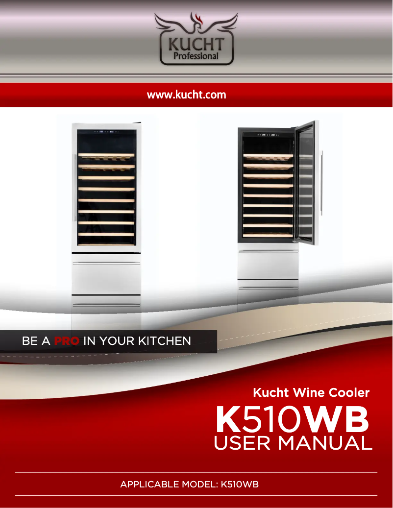 Page n°1 - Manuel utilisateur Kucht K510WB