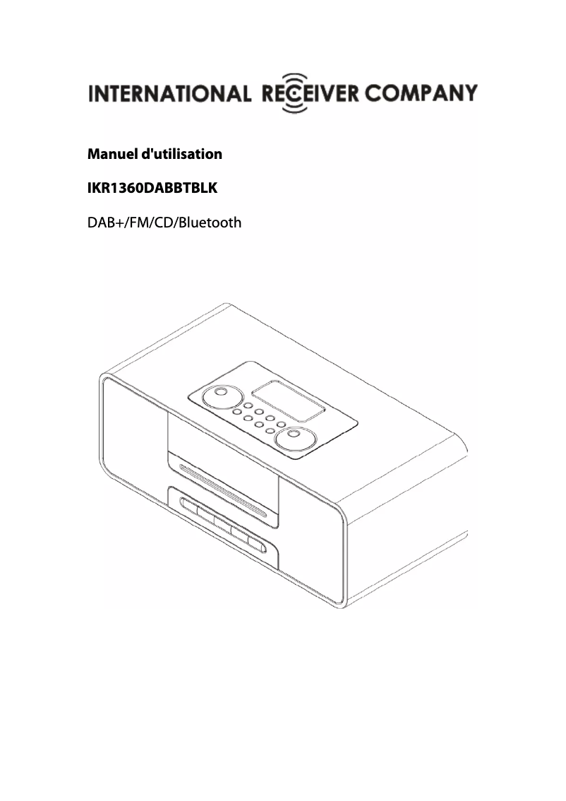 Página 1 del manual Manual de usuario IRC IKR1360