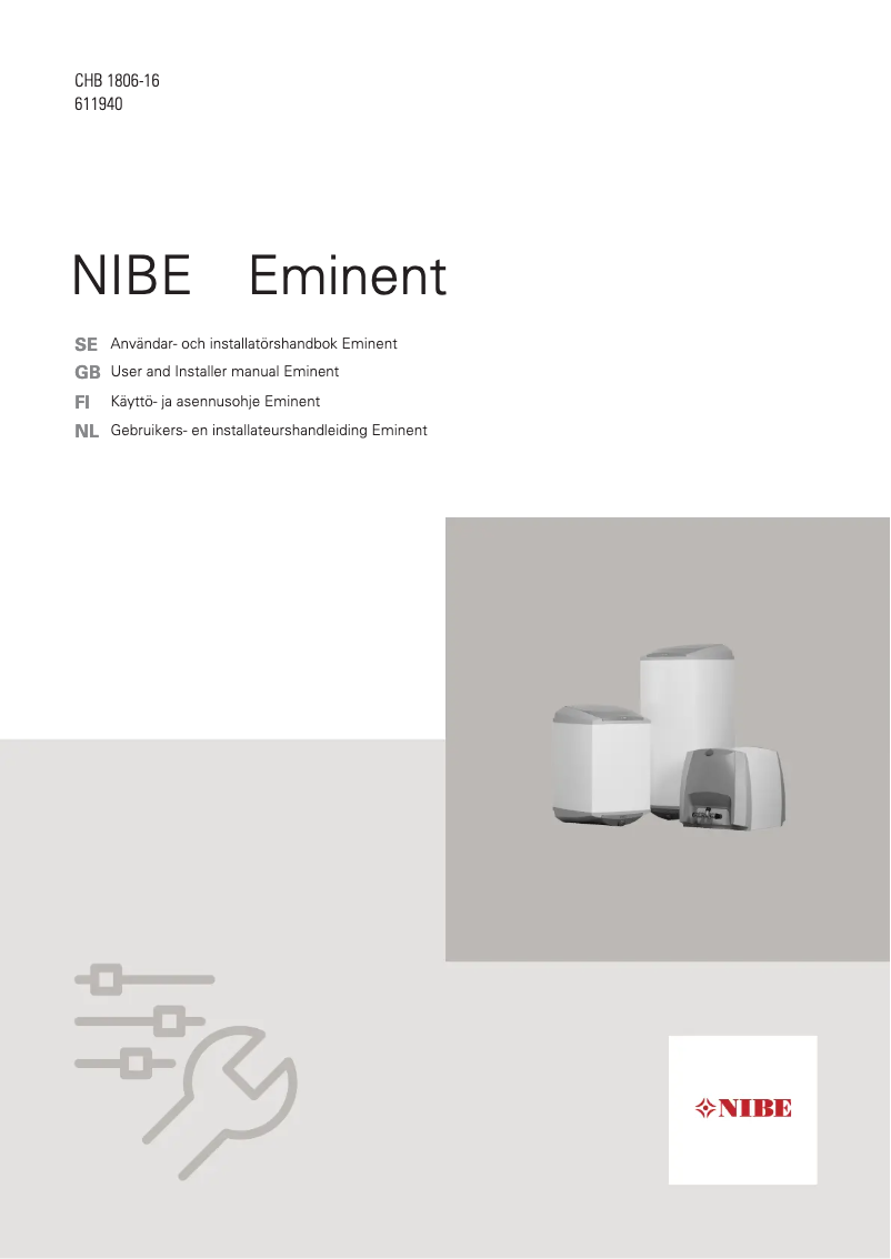 Page n°1 - Guide d'installation Nibe Eminent 100 R
