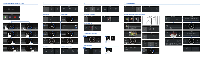 Page 1 de la notice Manuel utilisateur Haier I-Touch Series 6 HWO60SM6T5BH