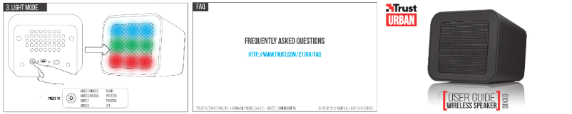 Page 1 de la notice Manuel utilisateur Trust 21760