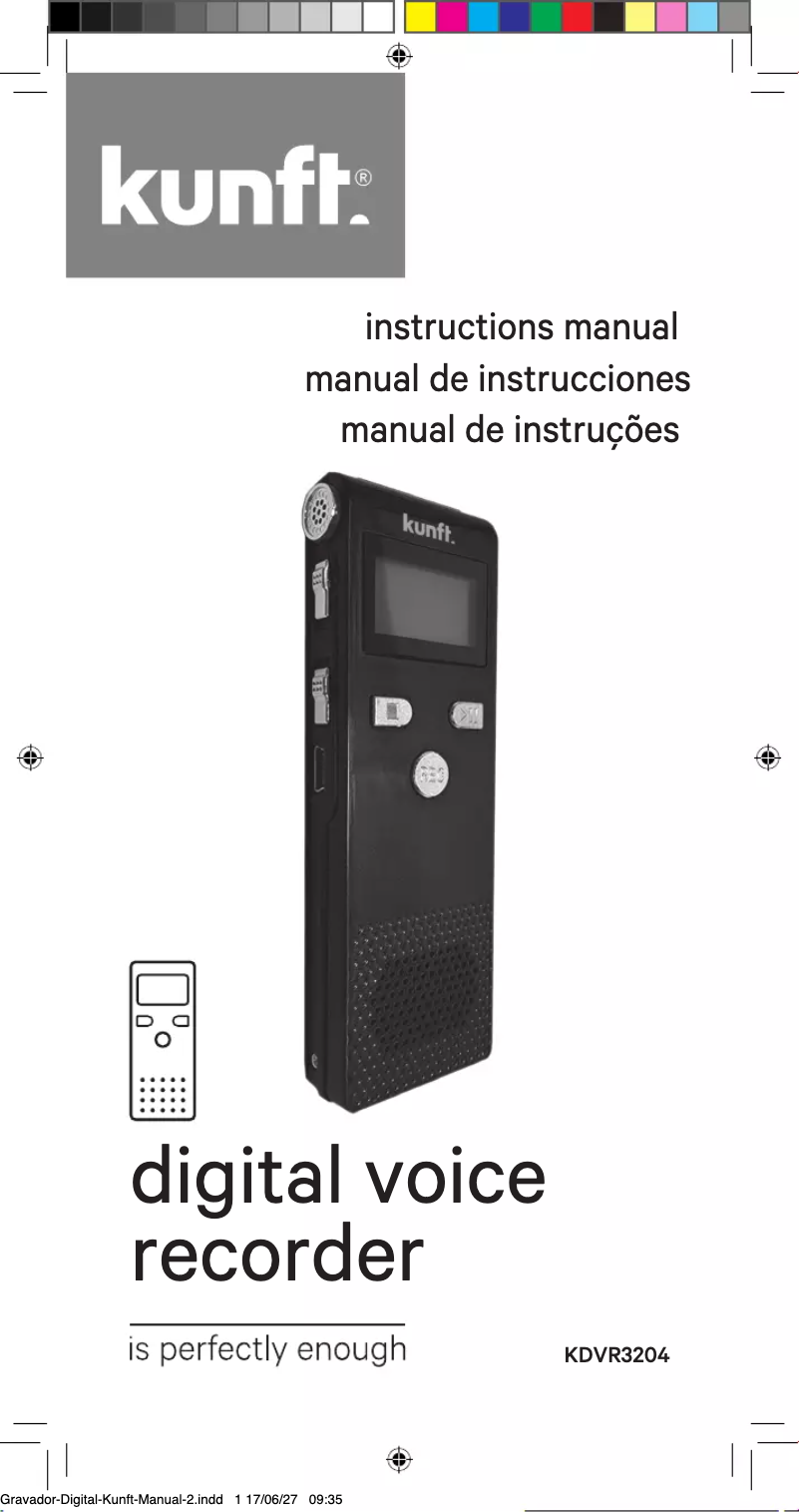 Imagen de la primera página del manual del dispositivo KDVR3204