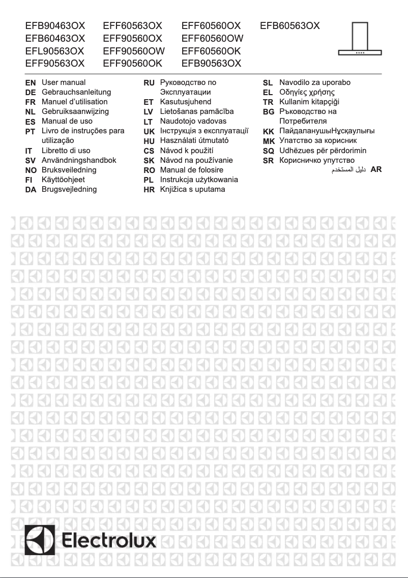 Page n°1 - Manuel utilisateur Electrolux EFB90563OX