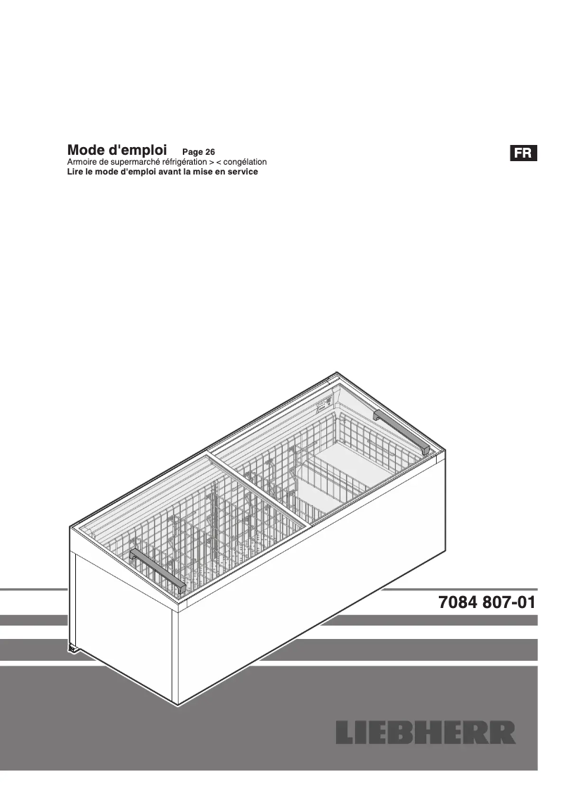 Page n°1 - Manuel utilisateur Liebherr COVE 180me