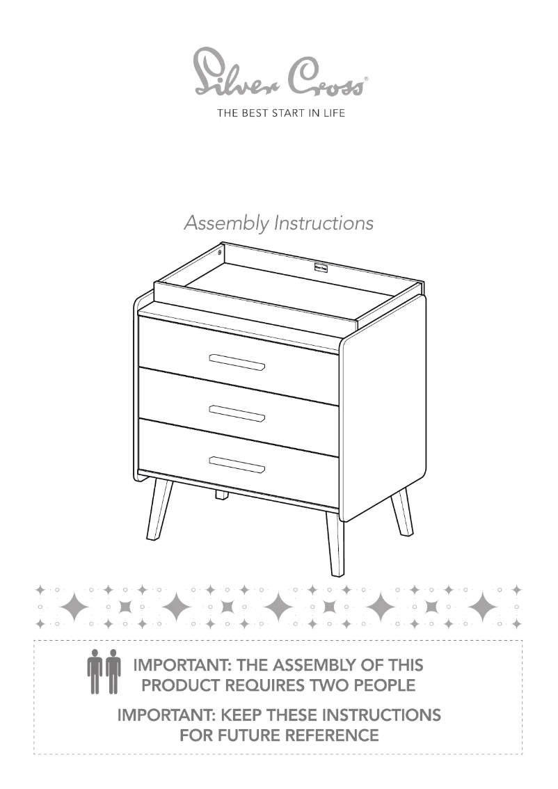 Page 1 de la notice Manuel utilisateur Silver Cross Brighton Dresser